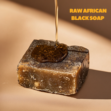 Load image into Gallery viewer, Tea Tree 100% Raw African Black Soap